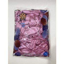 Pembecin   Balon - Pembe Metalik Balon - 100 Adet