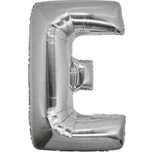 Vegetti  E Folyo Balon Gümüş 100 cm Helyum Balon Uçan Balon