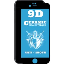 Caseart Apple iPhone 7 Tam Kaplayan Seramik Nano Esnek Ekran Koruyucu - Siyah