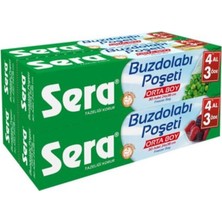 Sera Buzdolabı Poşeti Orta Boy 4'lü