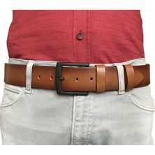 GoDeri  Deri 4.5 cm Taba Kot, Spor Kemer