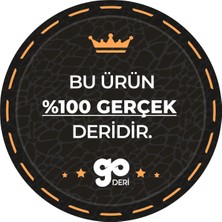 GoDeri Deri Kenarları Dikişli Taba Klasik Kumaş Pantolon Kemeri 3,5 cm