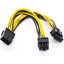 Molex 8 Pin Power Ayırıcı Pci-E Molex 8 Pin Çoklayıcı Kablo 30CM Uzunluk