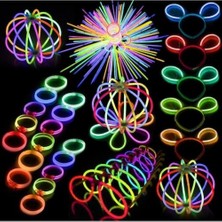 Limopa Glow Stick - Fosforlu Çubuk 100 Parça