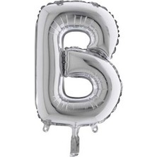 Ez Jet Ezjet  B Folyo Balon Gümüş 100 cm Helyum Balon Uçan Balon