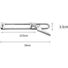 Sunsky 2'li Paslanmaz Çelik Şişe Açacağı-Gümüş (Yurt Dışından)