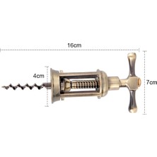 Sunsky Çinko Alaşımlı Retro Şarap Tirbuşonu -Bronz (Yurt Dışından)