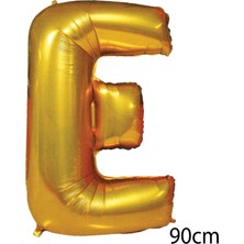 Pembecin  90 cm E Harfi Folyo Balon Altın