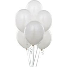 Pembecin  Balon 100 Adet - Beyaz
