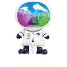 Pembecin  Folyo Balon Doğum Günü Balonu Parti Balonu 80CM Astronot
