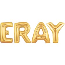 Vegetti Doğum Günü Eray Altın Folyo Balon Set 40CM Isim Balon