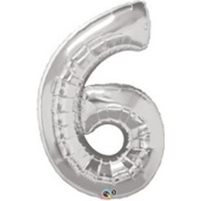 Vegetti 6 Folyo Balon Metalik