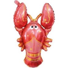 Vegetti  Folyo Balon Doğum Günü Balonu Parti Balonu 96X51 cm Yengeç