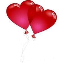 Vegetti  Kırmızı Kalp Balon