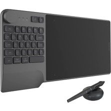 Huion Inspiroy Keydial KD200 Bluetooth 5.0 8.9x5.6 inç Grafik Tablet (Yurt Dışından)