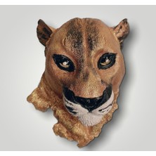 1001 Fırça Polyester Puma Kafası Duvar Süsü