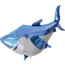 Ez Jet Ezjet  Folyo Balon Doğum Günü Balonu Parti Balonu 100 x 65 cm Köpekbalığı