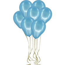 Fırsat Ayı Fırsatayı  100'LÜ Lateks Metalik Balon Mavi