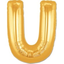 Ez Jet Ezjet  U Folyo Balon Gold