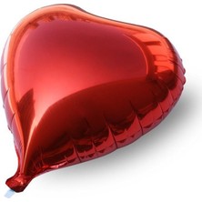 Ez Jet Ezjet Kırmızı Kalp Folyo Balon