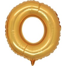 Fırsat Ayı Fırsatayı  Balon Parti O Harf Gold Folyo Balon 102 cm