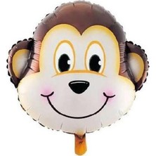 Fırsat Ayı Fırsatayı  Folyo Balon Doğum Günü Balonu Parti Balonu 45 cm Maymun
