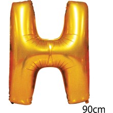 Fırsat Ayı Fırsatayı  90 cm H Harfi Folyo Balon Altın