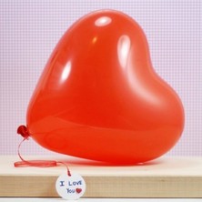 Fırsat Ayı Fırsatayı  Balon 50 Adet Lateks Kalpli Balon