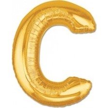 Fırsat Ayı Fırsatayı  Balon Parti C Harf Gold Folyo Balon 102 cm
