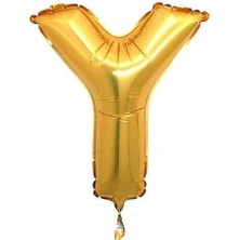 Fırsat Ayı Fırsatayı  Y Folyo Balon Gold 100 cm Helyum Balon Uçan Balon