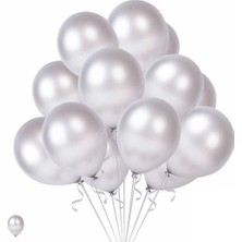 Fırsat Ayı Fırsatayı  Global 20 Ad Gri Beyaz Karışık Balon