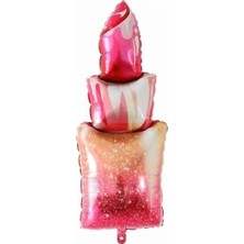 Fırsat Ayı Fırsatayı  Folyo Balon Doğum Günü Balonu Parti Balonu 112 cm Ruj