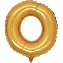 Fırsat Ayı Fırsatayı  O Folyo Balon Gold 100 cm Helyum Balon Uçan Balon
