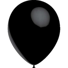 Pembecin Parti Siyah Balon 100 Adet
