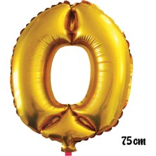 Pembecin  75 cm O Harfi Folyo Balon Altın
