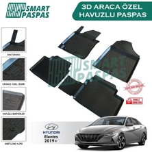 Smartpaspas Hyundai Elantra 2019 -2021 3D Havuzlu Paspas