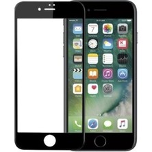 Case World Apple iPhone 6s Tam Kaplayan Temperli Ekran Koruyucu Cam - Siyah