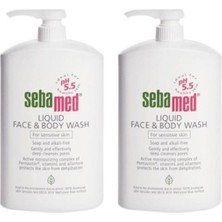 Sebamed Likit Yüz ve Vücut Temizleme Jeli 1000 ml x 2 Adet