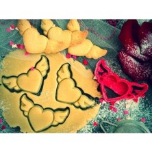 Bi'şeyler Sepeti Melek Kalp Sevgililer Günü Kurabiye Kalıbı