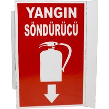 Bilgeden Panaromik Yangın Söndürme Cihazı Burada Levhası Dekota