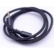 MobaxAksesuar Aux Audio Kablo 3.5mm Jack Halat Aux Kablo Standart Siyah