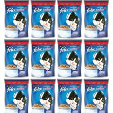 Felix Junior Sığır Etli Pouch Konserve Yavru Kedi Maması 100 gr 12'li