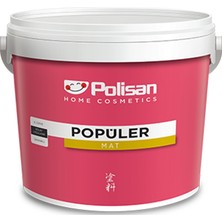 Polisan Popüler Plastik Iç Cephe Boya - 4002-DOĞAL Gri Cİ-6203 - 10 kg