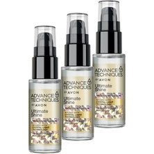 Avon Advance Techniques Parlaklık Veren Saç Serumu 30 Ml. Üçlü Set