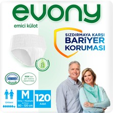 EVONY Emici Külot Unısex Medıum 30X4'Lü (120 Adet)