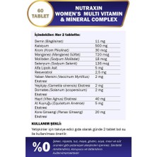 Nutraxin Koenzim Q10 Içeren Balık Yağı - Omega-3 + Co Q-10 60 Yumuşak Kapsül + 14 Vitamin 8 Mineral Içerikli Multivitamin ve Mineral Complex Kadın 60 Tablet