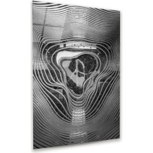 Glass Art Foto Manipülasyon Dikey Cam Tablo