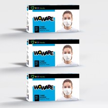 Ece Woware 3 Paket Beyaz Maske Seti