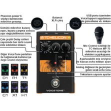 Tc Helıcon Voicetone Single E1 Vokal Için Delay & Echo Pedalı