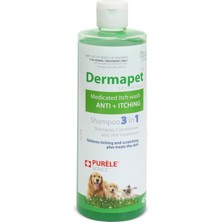 Purele Dermapet Dermotolojik Etkili Kedi ve Köpek Kremli Bakım Şampuanı 450 ml